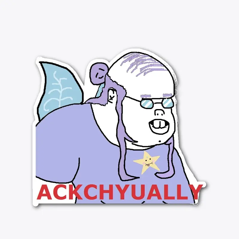 Fayruna ACKSHUALLY Sticker